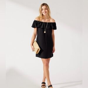 🌸 Tommy Bahama Linen-Blend Off-the-Shoulder Coverup Dress 🌸
